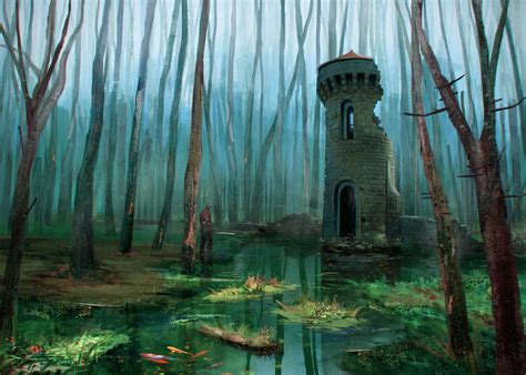 March 16 The Tower In The Marsh By Alejandro Monge Fantasy Rpg