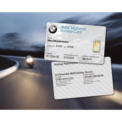 The card gives a reward of 4 points for each dollar that was used to pay for a. BMW Motorrad Service Card (03/2006)