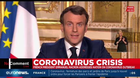 La società sta mettendo a disposizione la propria filiera di produzione e distribuzione in asia e italia per realizzare e distribuire dispositivi atti a limitare la. Discours d'Emmanuel Macron sur le coronavirus - YouTube