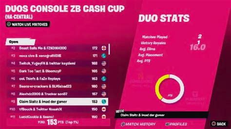 Console Duo Zb Cash Cup Highlights K Ps Youtube