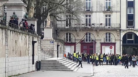 Manifestation Gilets Jaune Nantes Prefecture 29 Decembre 2018 Acte 7