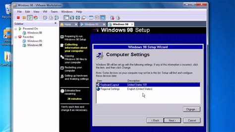 How To Install Windows 98 In Vmware Workstation Youtube Youtube