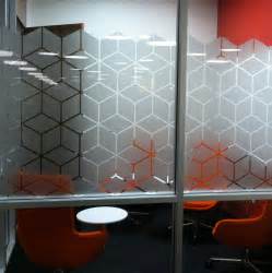 Hexagonal Pattern Glass Conference Room Etch Frosted Window Film Frosted Windows Frosted