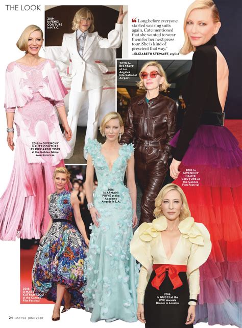 Cate Blanchett Instyle Magazine June 2020 Issue • Celebmafia