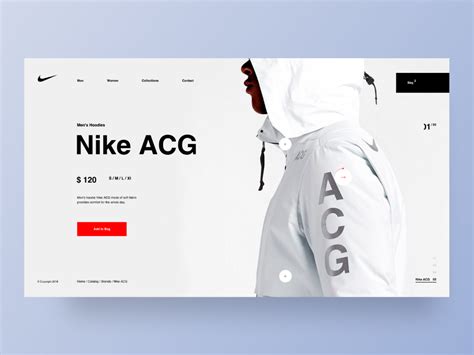 Nike - website | Nike website, Website redesign, Website ...