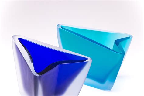 21st Century Alessandro Mendini Small Vase Murano Glass Mediterranean Blue For Sale At 1stdibs
