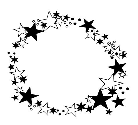 Star Clipart Black And White 64 Cliparts