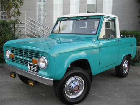 1966 Ford Bronco Half Cab Early Bronco For Sale Photos Technical