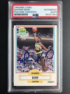 Maybe you would like to learn more about one of these? Shawn Kemp 1990 Fleer Rookie Card RC Auto | eBay
