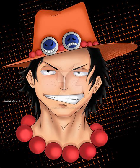 Ace One Piece By Nabil Dz Art On Deviantart