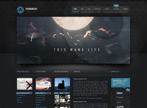 30 Beautiful Dark Themed Web Designs For Inspiration