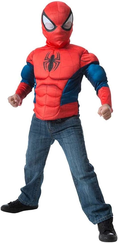 Marvel Ultimate Spider Man Deluxe Light Up Costume Top And Mask Set