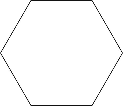 Hexagon Shape Printable Customize And Print