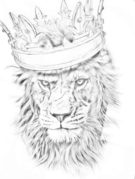 Lion Tattoo With Crown Lion Art Tattoo Lion King Tattoo Tattoo