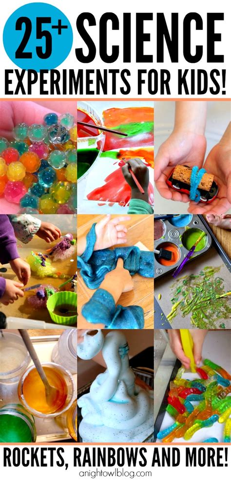 Best practices & activities for preschoolers. 25+ Fun Science Experiments for Kids | A Night Owl Blog