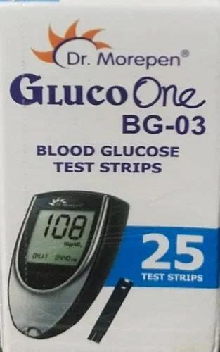 Dr Morepen Bg Blood Glucose Strips Days Model Name Number