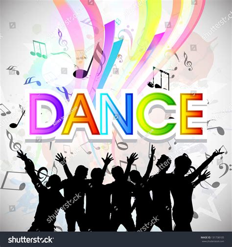 Musical Dance Party Background Flyer Or Banner Stock Vector 131738105