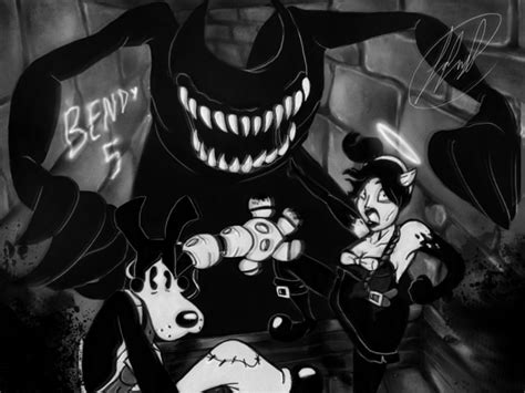 bendy and the ink machine chapter 5 by fnafmangl bendy and the ink machine ink alice angel