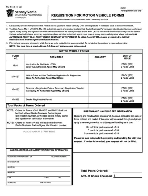 Penndot S And Publications 2019 2024 Form Fill Out And Sign Printable