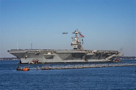 Gerald R. Ford Carrier Strike Group Returns to Homeport Concluding width=