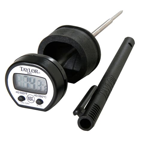 Taylor 9841rb Digital Pocket Thermometer 40 To 500 F Degrees Step