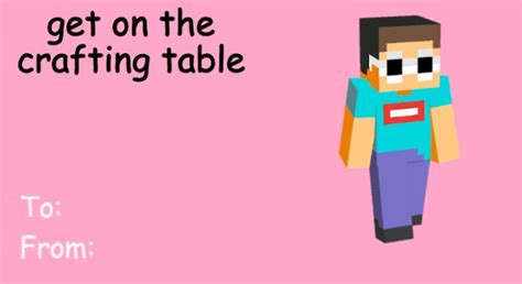 Mcyt Valentines Card Funny Valentines Cards Valentines Day Memes