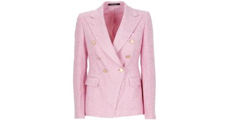 Tagliatore J Alycia Jacket In Pink Lyst