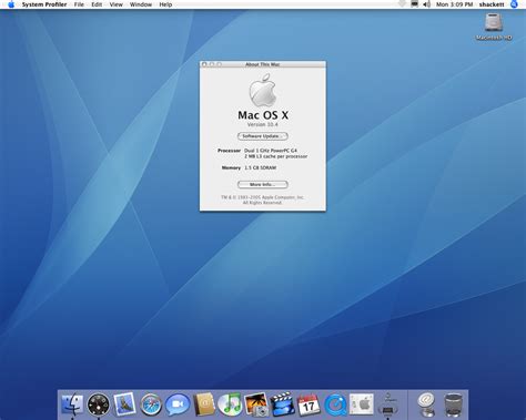 Mac Os X Tiger 104 Intelppc Apple Inc Free Download Borrow