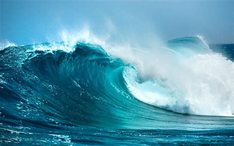 Download Wallpapers Big Wave Ocean Save Water Water Energy Waves