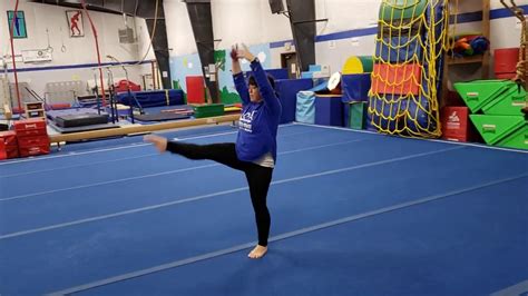 Gymnastics Level 2 Floor Routine With Music Youtube
