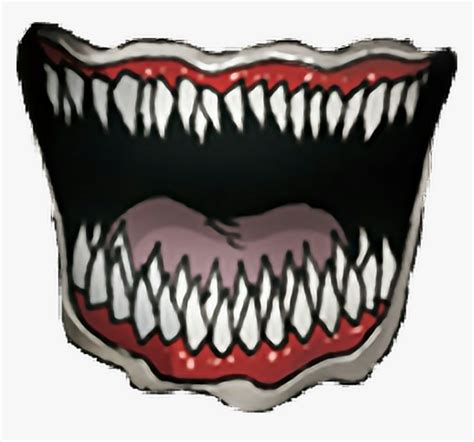 Mouth Monster Creepy Sticker By Nancy Tainara Cartoon Creepy Mouth