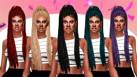 Single Post Sims 4 Black Hair Sims Hair Sims