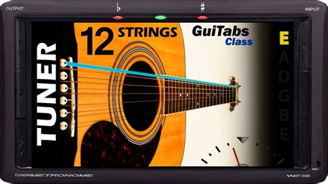 Standard Acoustic 12 Strings Guitar Tuner 📟 Guitabs Tuners 🎸 Youtube