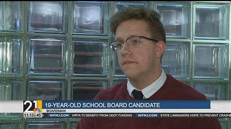 19 Year Old Candidate Campaigning For Boardman School Board