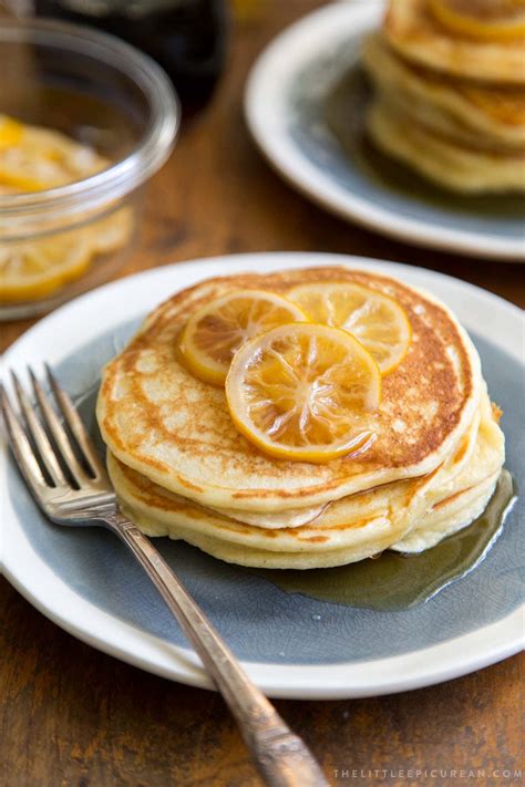 Meyer Lemon Ricotta Pancakes The Little Epicurean