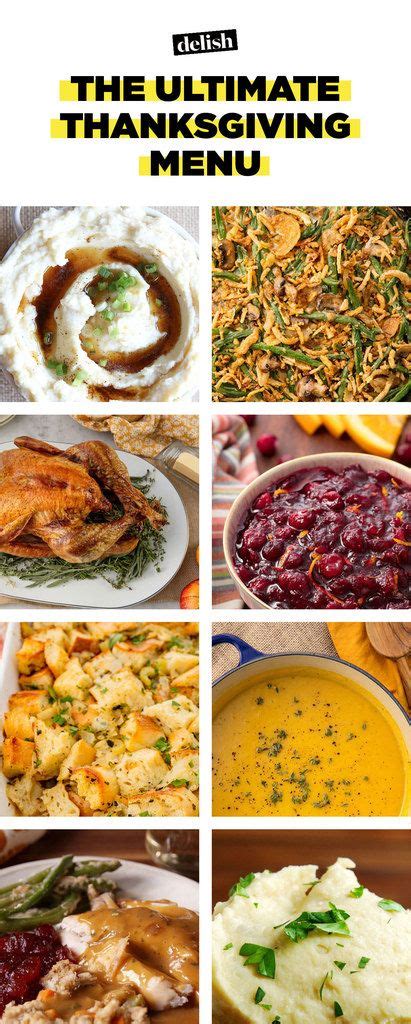 Sometimes we forget to feel lucky. 40+ Traditional Thanksgiving Dinner Menu and Recipes—Delish.com