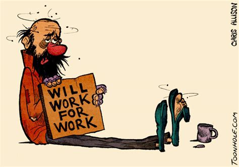 Will Work For Work Toonhole