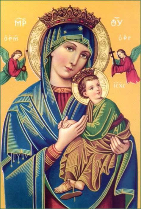 Our Lady Of Perpetual Help Mother Mary Images Blessed Mother Mary