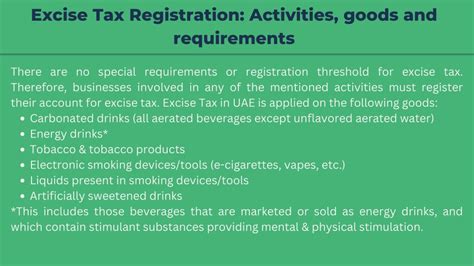 Ppt Excise Tax Registration Uae Powerpoint Presentation Free