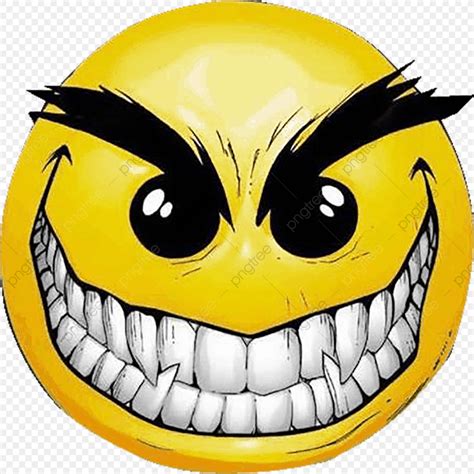 Evil Smiley Evil Smiley Emoji Png Transparent Clipart Image And Psd