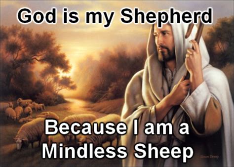 Jesus Is A Sheeple Apparently Sheeple Know Your Meme