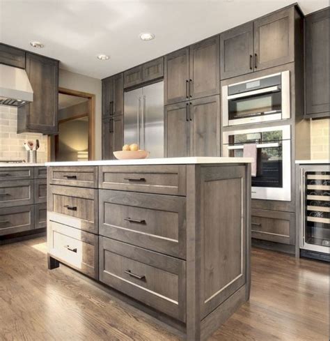 Pin By Staci Carlson On Kitchen In 2020 Stained Kitchen Cabinets