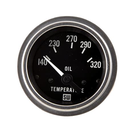 Deluxe Oil Temperature Gauge 82308 Stewart Warner