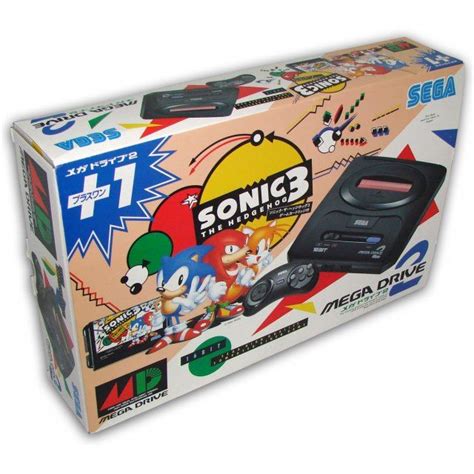 Mega Drive 2 Console Sonic The Hedgehog 3 Pack Preowned