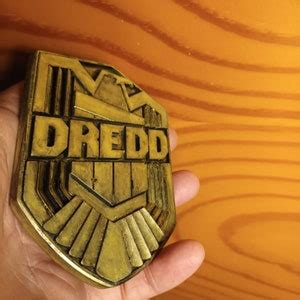 Dredd Judge Badge Prop Replica Etsy