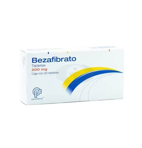 Bezafibrato 200 Mg Con 30 Tabletas