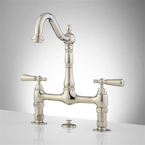 Shop bathroom faucets online for your bathroom remodel or renovation. Bridge Bathroom Faucet - Lever Handles - Bathroom