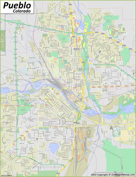 Pueblo Co Map