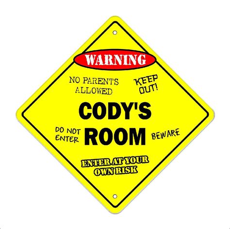 Trinx Codys Room Sign Crossing Zone Xing Indooroutdoor 20 Tall