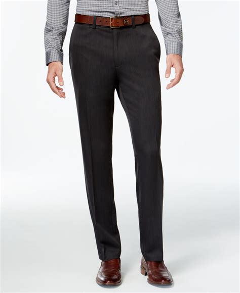 Kenneth Cole Reaction Slim Fit Urban Dress Pants In Gray For Men